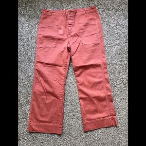Sundry Pants size 31 dark rust color.